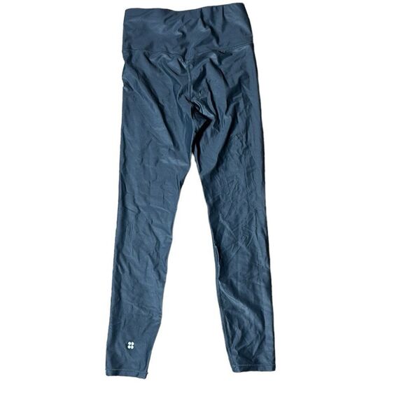 Sweaty Betty London high shine 7/8 length dark grey leggings small - Picture 6 of 6